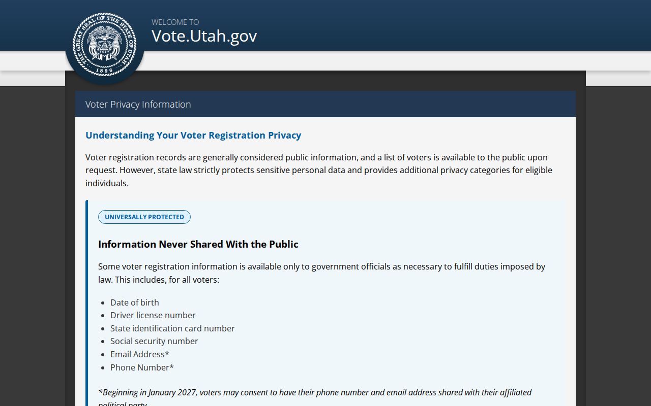 Layton resident lookup voter privacy information